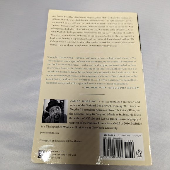 The Color of Water by James McBride Paperback - Picture 3 of 4